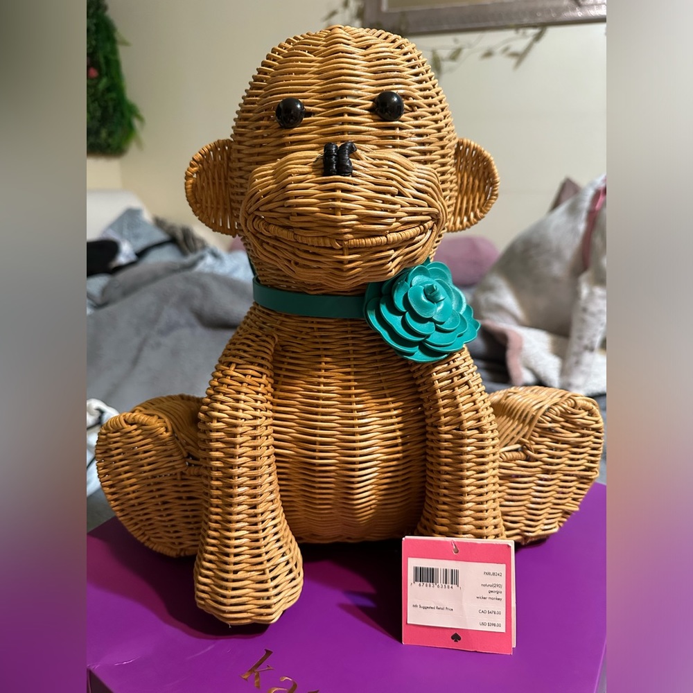 Kate Spade Wicker Monkey Bag